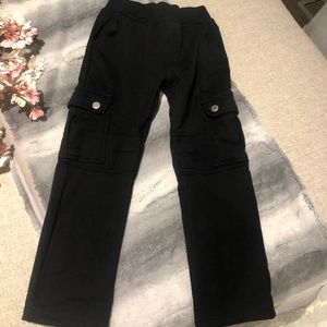 Boys 6 Boboli Black Cargo Sweatpants